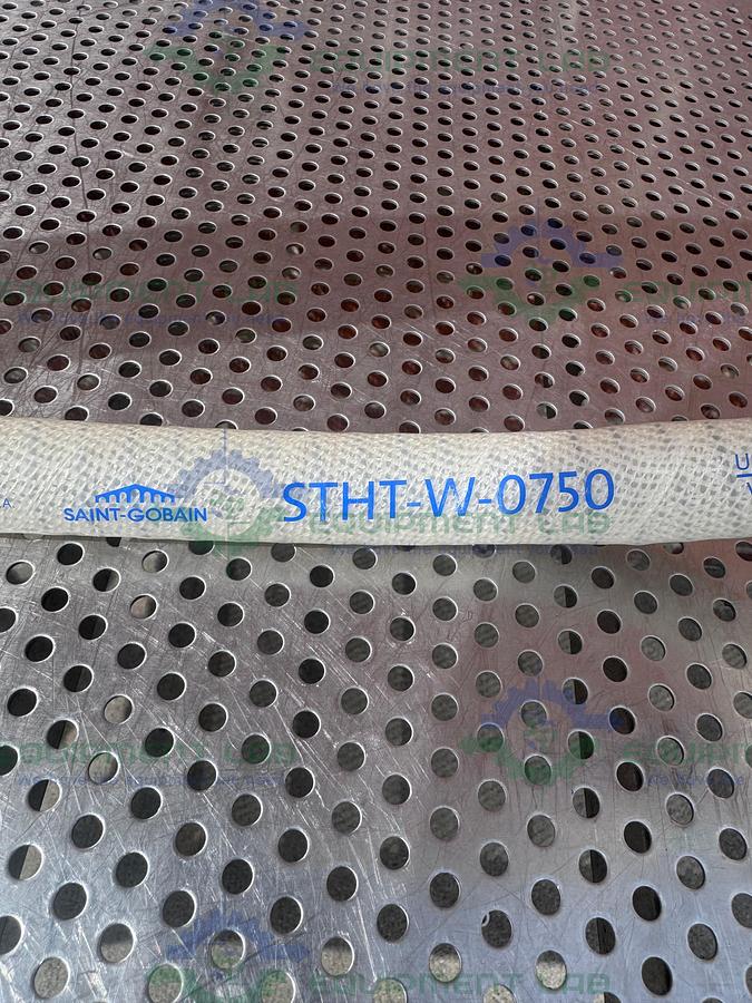 Used Sani Tech  STHT-W-0750 96" Silicone Hose w/ 3/4" Sanitary Fitting