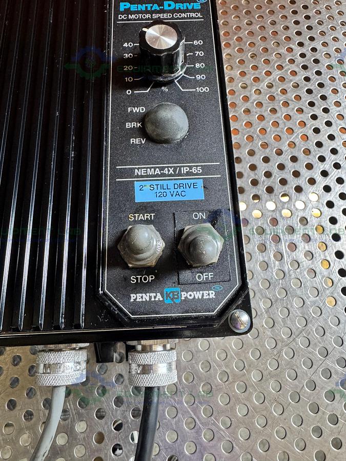 Used Bodine 33A3BEPM Gear Motor 1/12 HP w/KB Electronics KBPC-240D Controller