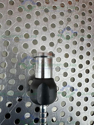 Used Lot of 3 - Fluid Line  In Line Diaphragm Valve w/ 1/4" Sanitary to Hose Fitting