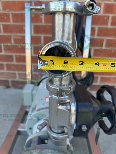 Used Fristam FZX2150 Centrifugal Pump Skid w/ Baldor Reliance 7.5 HP Motor 208/460V