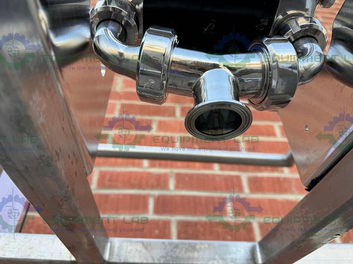 Used Almatec Bioecor B32BN-T-2-X98 Diaphragm Pump 100 PSIG w/ Cart