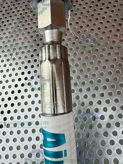 Used Airgas Stainless Steel Flexible Hose 39" w/ Compression Fitting, End Attachments