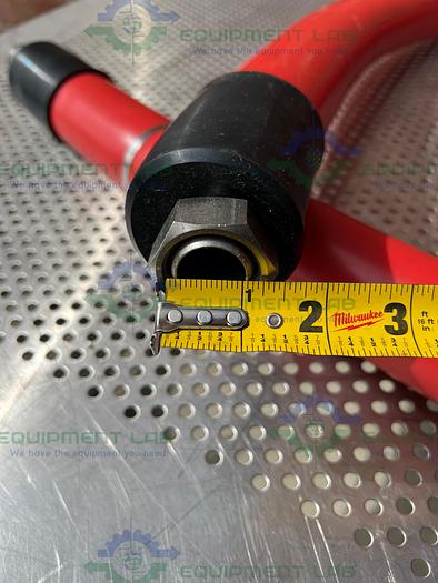 Used Unbranded  Insulated Flexible Chiller Hose 120" w/ 1" Female Threaded to Male