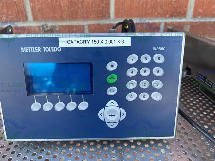 Used Mettler Toledo  KCC150S  Stainless Steel Bench Scale 300 Lb Capacity 23" x 31"