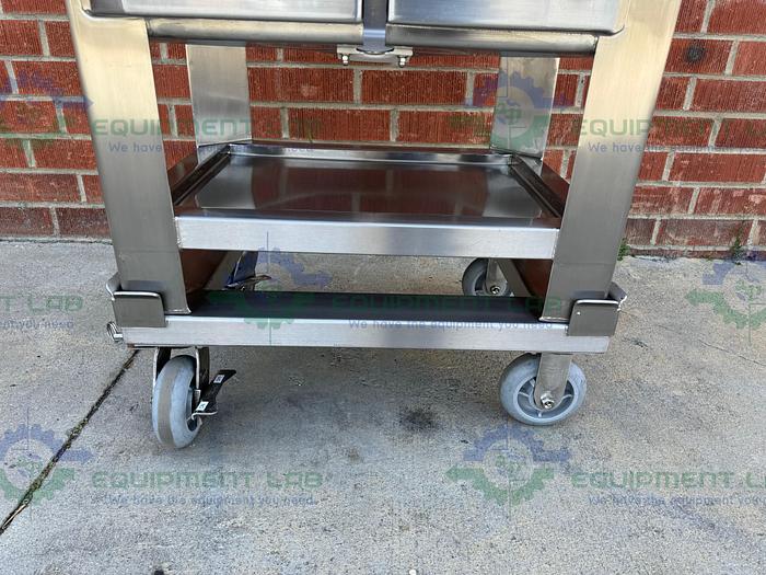 Used Cone Craft  Stainless Steel 200 Liter  Bag Holder / Storage Tank