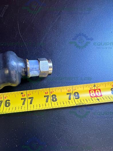 Used Unbranded  Insulated Flexible Chiller Hose 78" w/ 3/4" Female Threaded Fitting