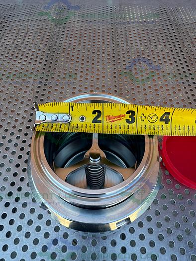 316L Stainless Steel Inline Check Valve w/ 3" Sanitary Fitting