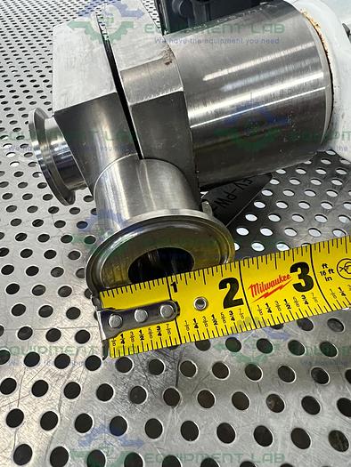 Used Fisher Controls 32 Pneumatic Sanitary Control Valve w/ Fisher Valve Positioner