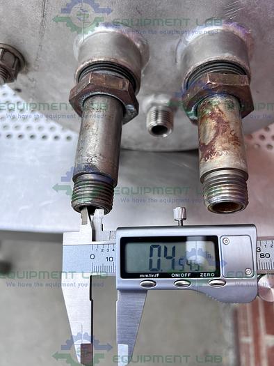 Used Finn-Aqua  Stainless Steel Jacketed Heat Exchanger 9" x 80"