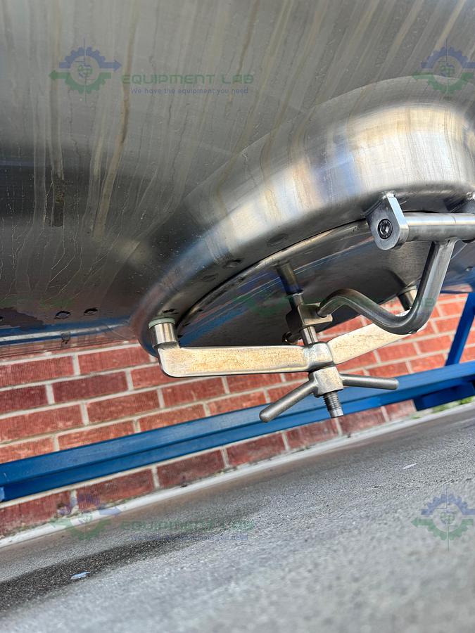 1000 Gallon Stainless Steel Jacketed Vessel / Holding Tank