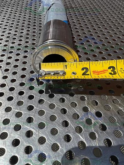 Used Alfa Laval PCS25 ELAFLEX Universal Hose Polypal Clean 60" w/ 1" Sanitary Fitting