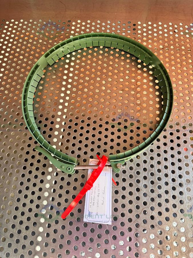Used Chemglass 10 L Glass Reactor Quick Release Clamp 10" PTFE Coated