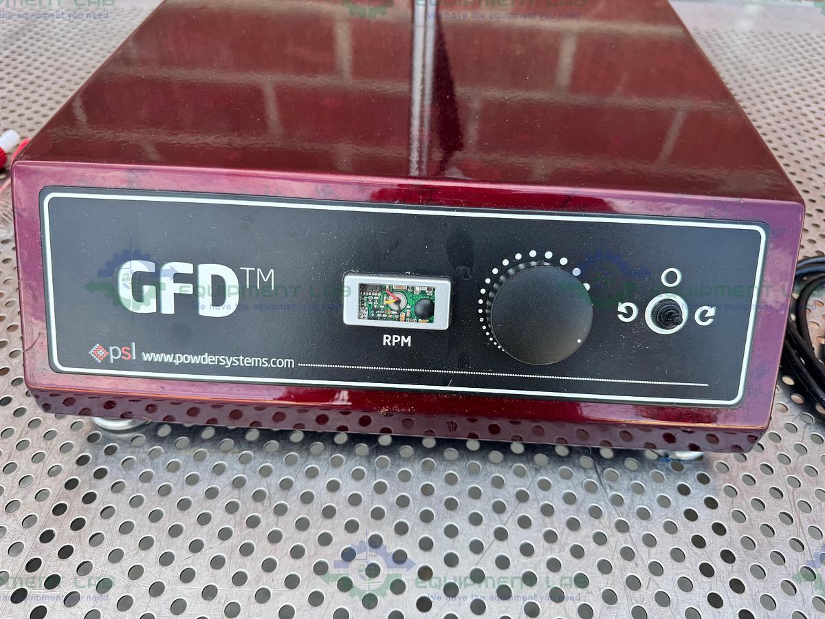 Used Powder System Limited GFD Glass Nutsche Filter Dryer 2L w/Servo Drive, Impeller