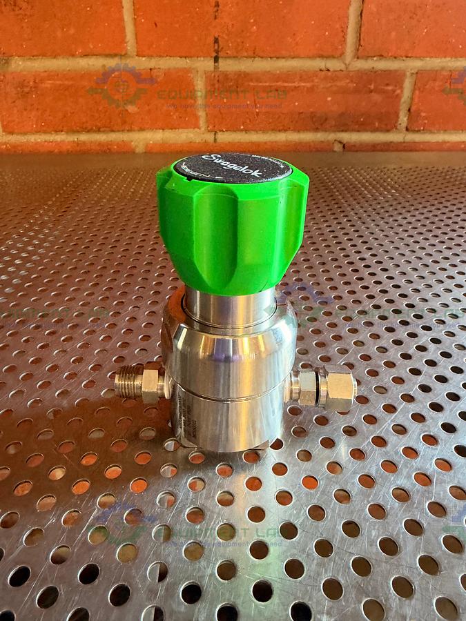 Used Swagelok KPR1JRA427A20000 Stainless Steel PR Regulator, 0 to 500 psig