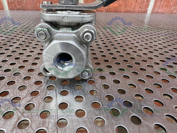 Used SVF -F. C. I. R86666ATSE Ball Valve 1500 PSI w/ 1/4" Threaded Fitting