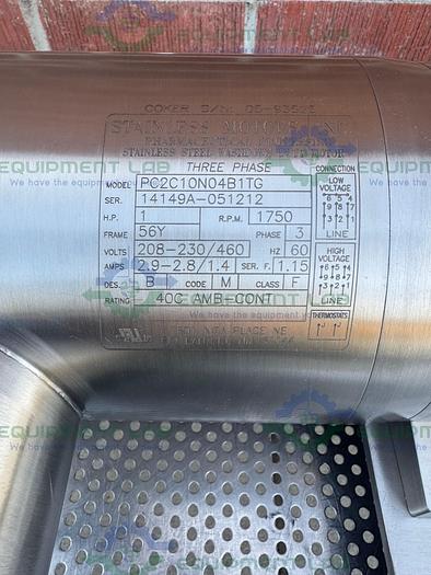 Used Viking S1S Stainless Steel Rotary Lobe Pump w/Stainless Motors 1 HP Motor