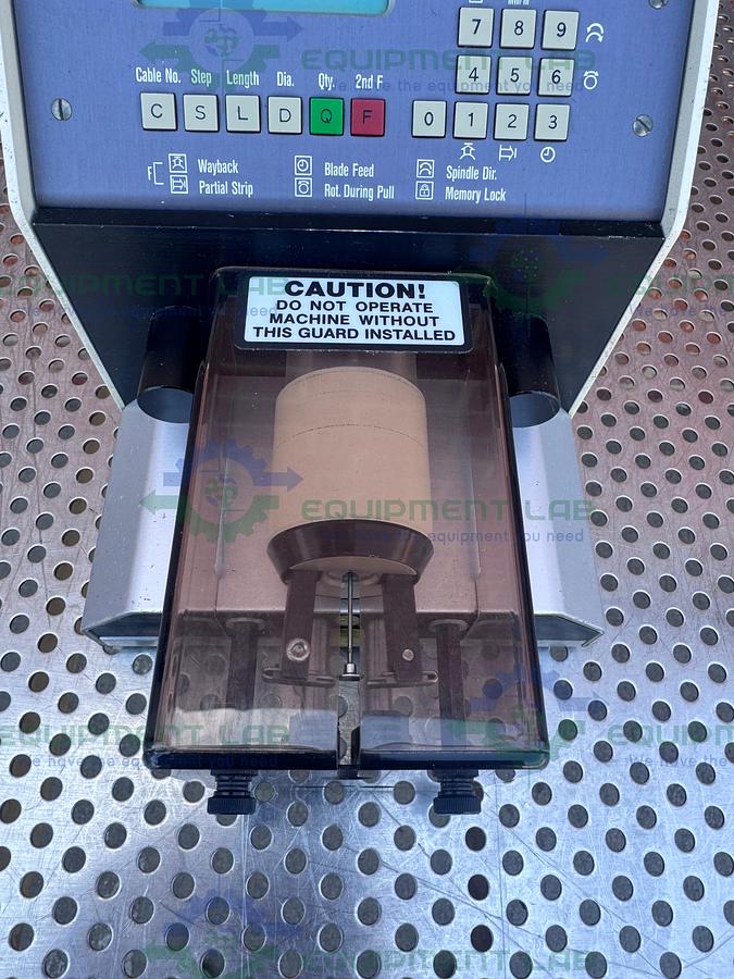 Used Schleuniger MP257 Programmable Coaxial Cable Stripping Machine