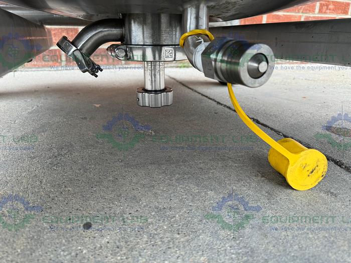 Used Precision Stainless 600 Liter Stainless Steel Jacketed Reactor 45 PSI