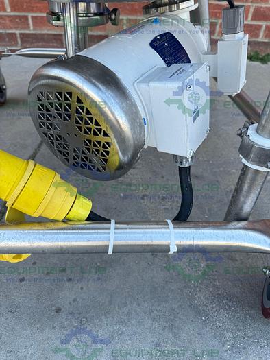 Used DCI 250 Liter Stainless Steel Jacketed Reactor 45 PSI w/ Bottom 0.5 HP Mixer