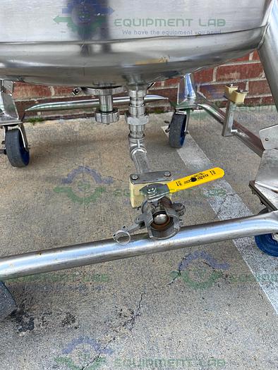 Used DCI 200 Liter Stainless Steel Jacketed Reactor Mixing Tank