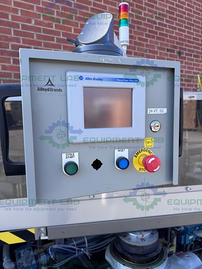 Used Alloy Brands AERGO 8 Rotary Blister Vacuum Sealer Machine  45 CFM, 20 CPM