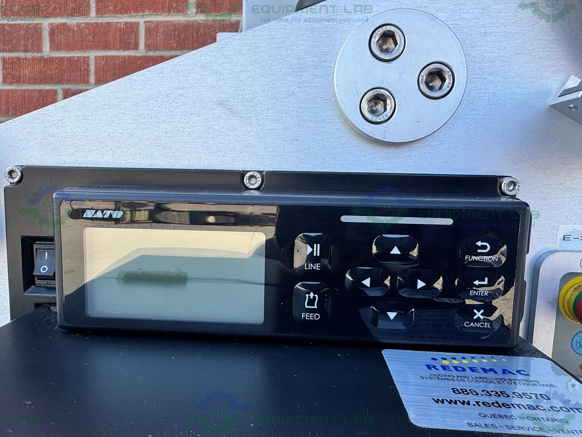 for parts or not working Sato S86 ex Print Engine w/ AL Tech Alcode Print and Apply Labelling Machine