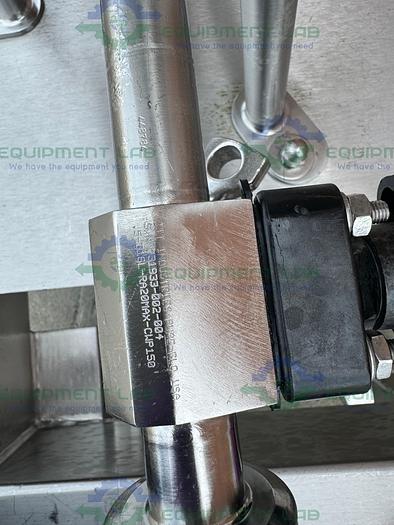 Used Allegheny  Stainless Steel Double Cartridge Filter Housing Skid  8" and 4"