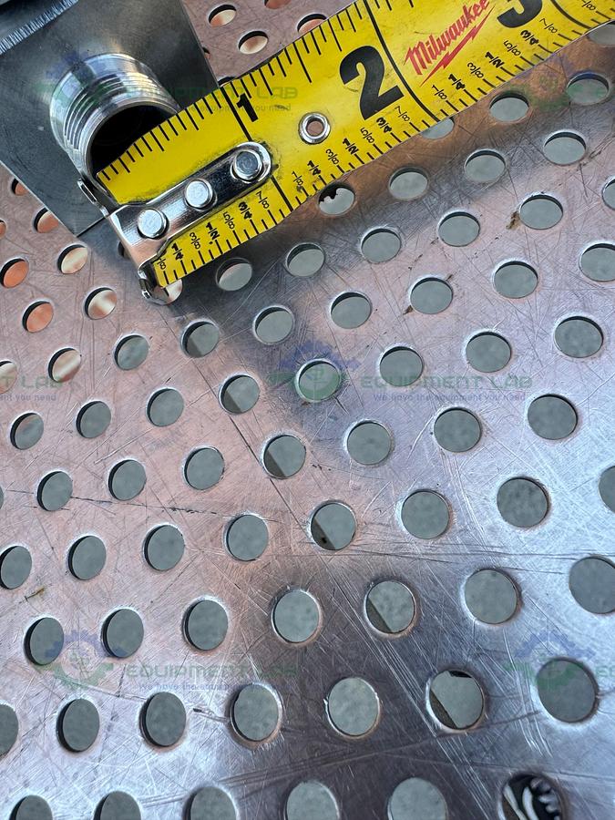 Used Swagelok SS-45S8 Two Way Stainless Steel Ball Valve w/ 3/4" OD Threaded Fitting