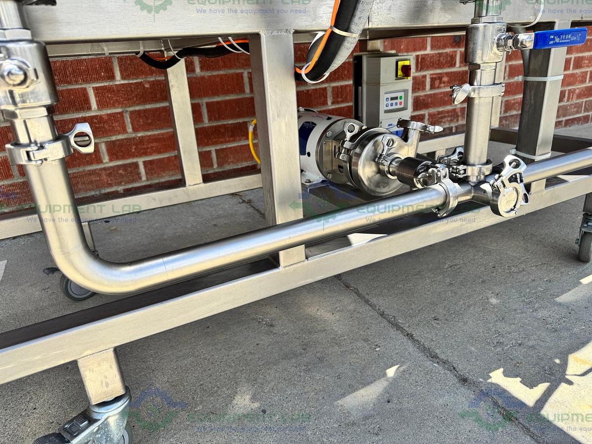 Used Stainless Steel 3 Stage Tank Transfer System w/ 1 HP Pump, VFD
