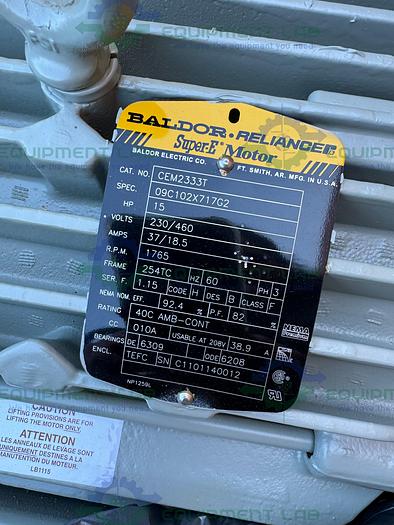 Baldor Reliance  CEM2333T Motor 15 HP, 230/460V, 1765 RPM, 3 PH, 60 HZ