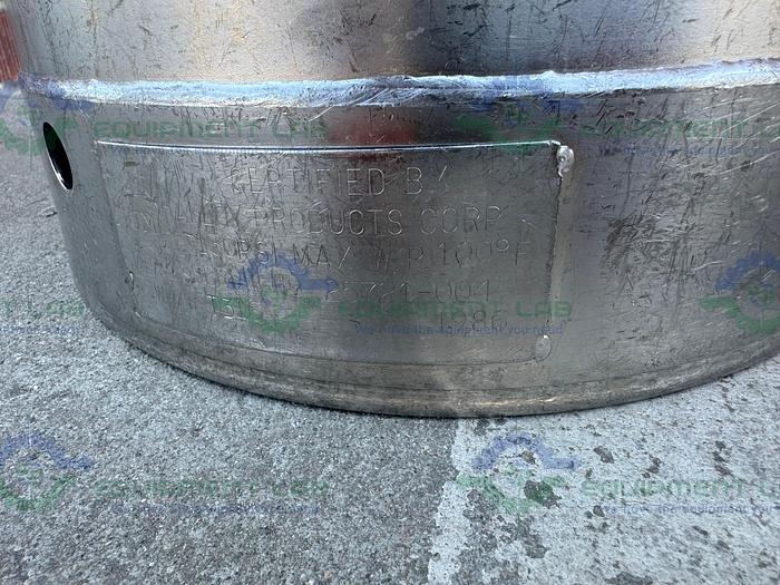 Used Alloy Products 45 Liter Stainless Steel Pressure Vessel 130 PSI