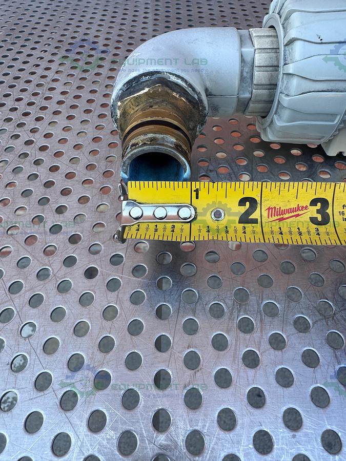 Used Debem IB81-P-HTTPV Air Operated Double Diaphragm Pump 1" Fitting