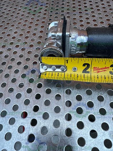 Used ITT Pure Flo Stainless Steel Diaphragm Valve CF8M w/ 1/2" Sanitary Fitting