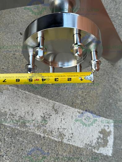 Used Schott AG 316 Stainless Steel Impeller 98" Height x 2" Female Threaded