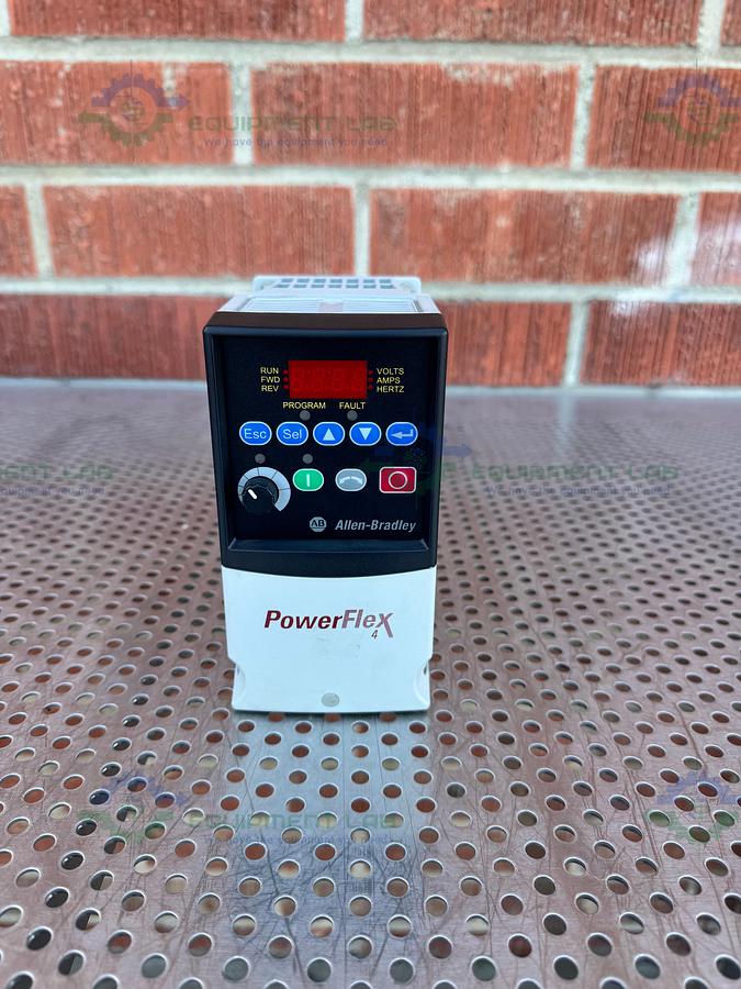 Used Allen Bradley Powerflex 4 22A-D1P4N104  Series A AC Drive 0.5 HP