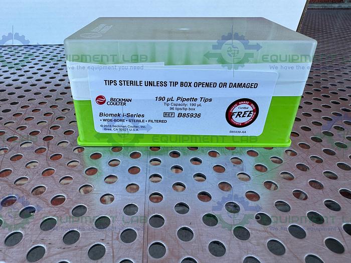 Beckman  B85936 Biomek i-Series Pipette Tips 190µL Sterile Filtered Wide Bore