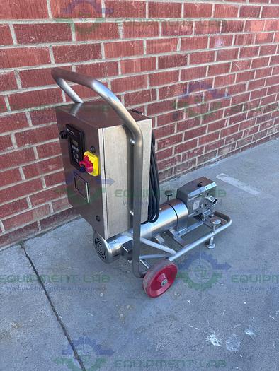 Used Viking / Idex S2S Rotary Lobe Pump w/ Stainless 1.5 HP Motor, Controller