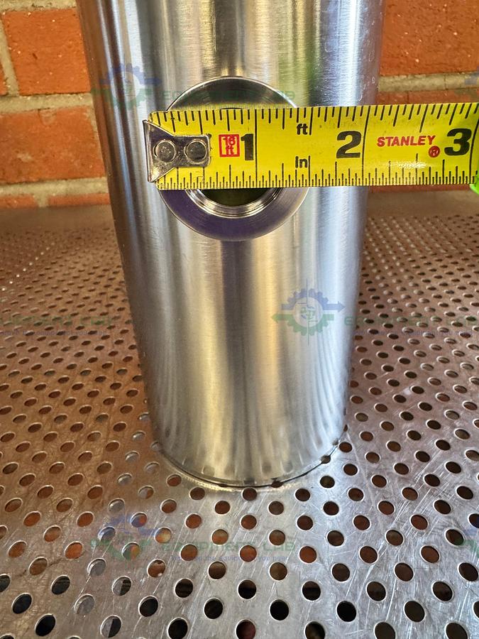 Used Ancorp VSCI-800-QF25 In Line Liquid Nitrogen Cold Trap 0.8 L w/ QF25 Fitting