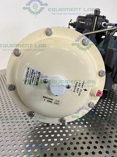 Used Fisher Controls 32 Pneumatic Sanitary Control Valve w/ Fisher Valve Positioner