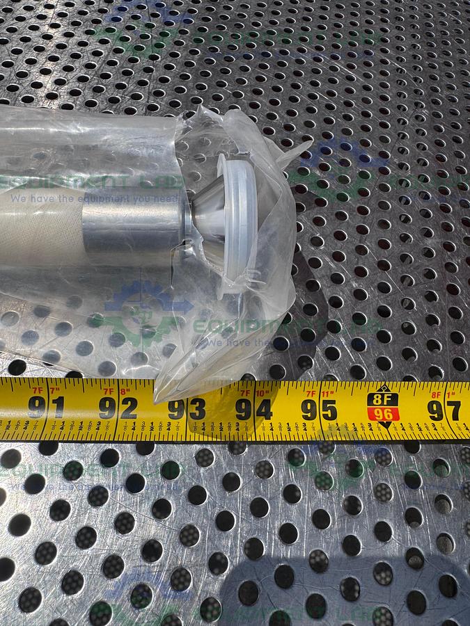 Used Saint Gobain 94" Silicone Hose w/ 3/4" to 1 1/2 Sanitary Fitting