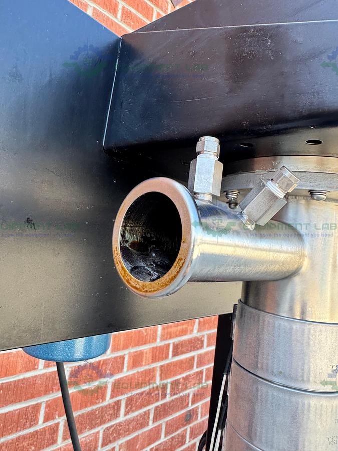 for parts or not working Pope Scientific 4" Wiped Film Evaporator Frame w/ Graham 6017 Motor 1/3 HP