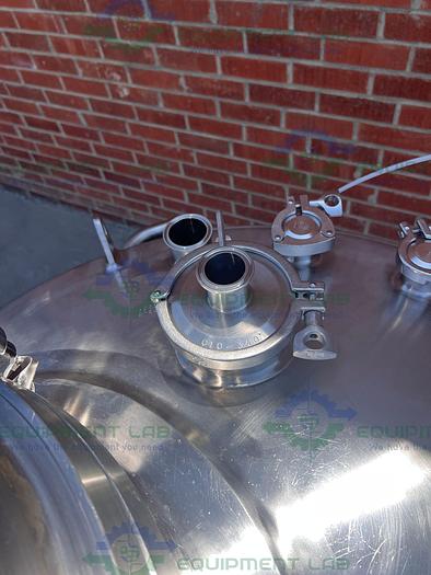 Used ITT  1000 Liter Stainless Steel Jacketed Reactor 60 PSI w/ Bottom Mag Mixer