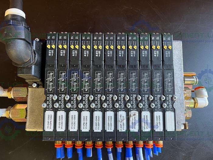 Used Lot of 11 - Rexroth  0820055101 Solenoid Valve 24 Volt, 0.34 Watts