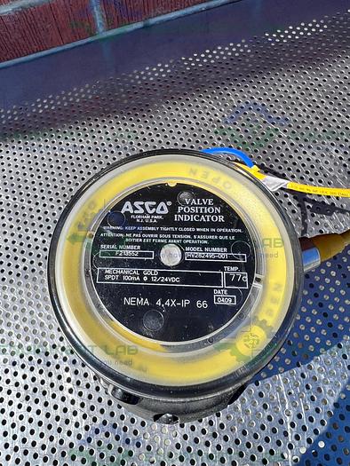 Used ITT Pure-Flo A216 Diaphragm Stainless Steel Valve 1.5" w/ Asco Valve Positioner