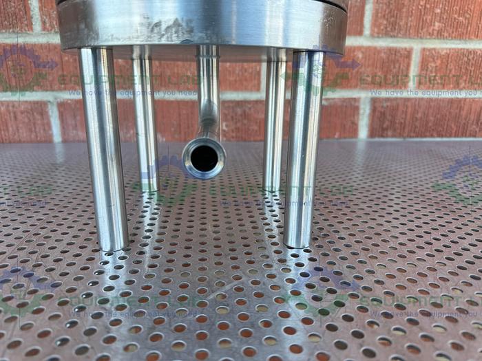 Used Stainless Steel 142mm High Press Membrane Disc Filter Housing w/ Valve and Hose