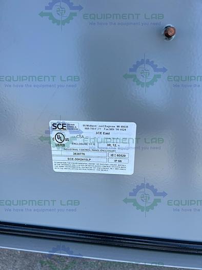 Used SCE Stainless Steel Enclosure w/ Mitsubishi GT2510-WXTBD TFT Color Panel + More