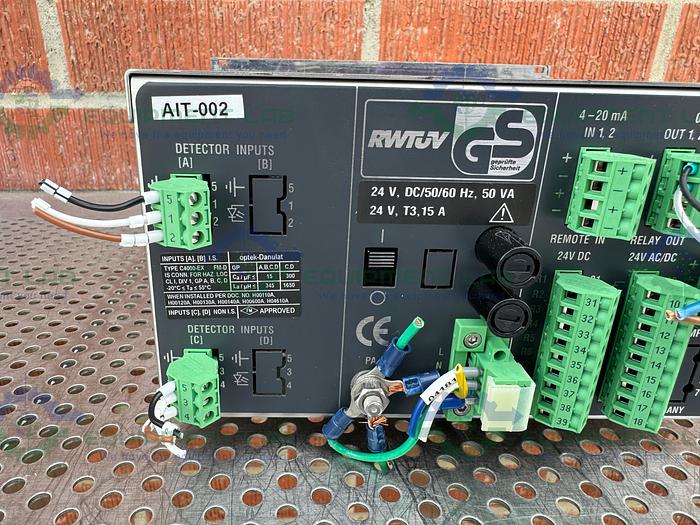 Used Optek Control 4000 C4221-EX FM-D Photometric Analyzer Converter