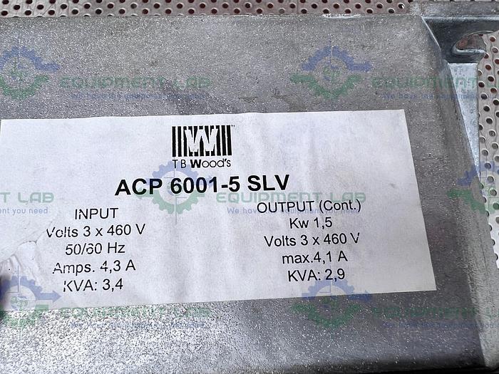 Used TB Wood's  WFC 4002-0 Drive / AC Inverter 2HP, 460V