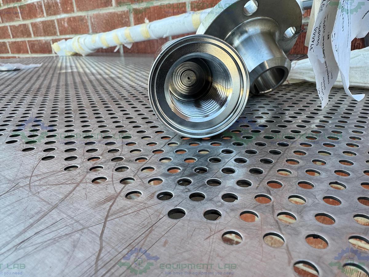 SPX Stainless Steel Mixing Tank Impeller 100" x 14" x 1.5" w/ Flange Fitting