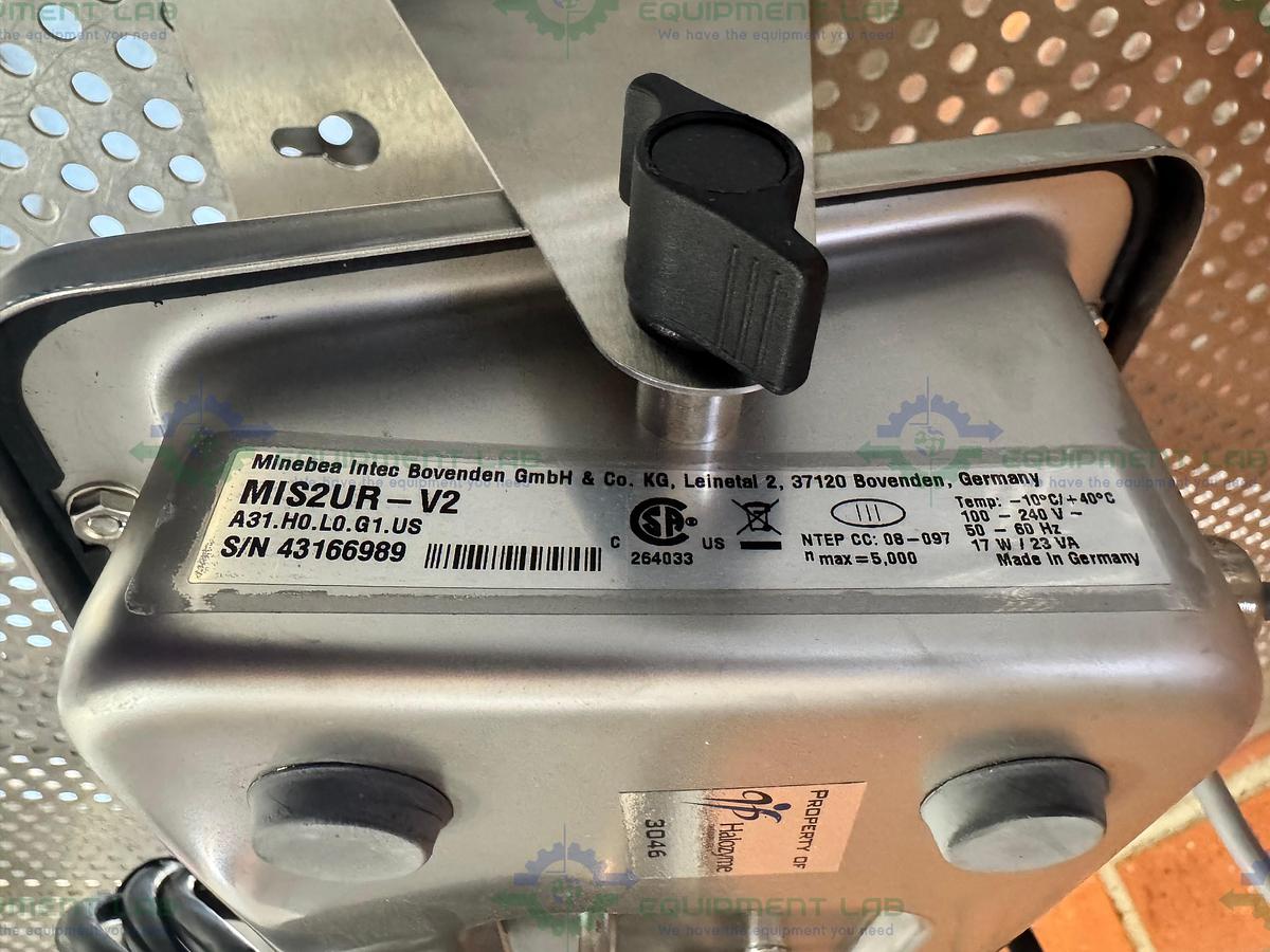 Used Minebea Intec CAPS1U-20CC-LU Stainless Steel Scale 10x10 w/ MIS2UR-V2, 30 LBS